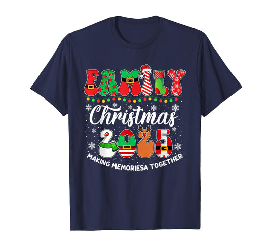 Family Christmas 2025 Matching Outfit Xmas Men Women Kids T-Shirt