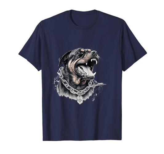 Fierce Rottweiler Dog T-Shirt for Men Women