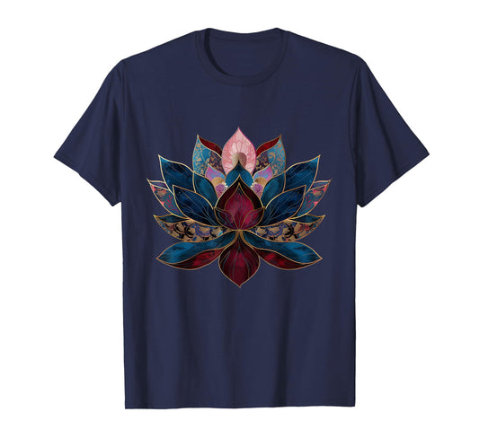 Lotus Flower Vintage Japanese Zen Buddhism Yoga T-Shirt