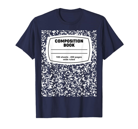 Composition Notebook Halloween Costume Teacher Student T-Shirt