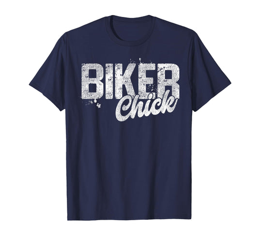 Classic Motorcycle Biker Biker Chick T-Shirt