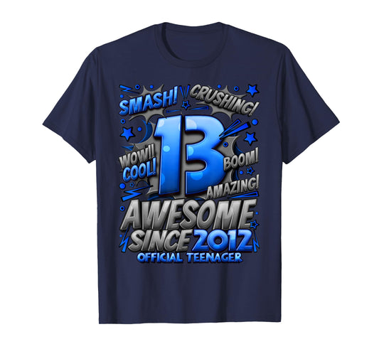 Official Teenager 13 Year Old Gifts Boys 13th Birthday Boy T-Shirt