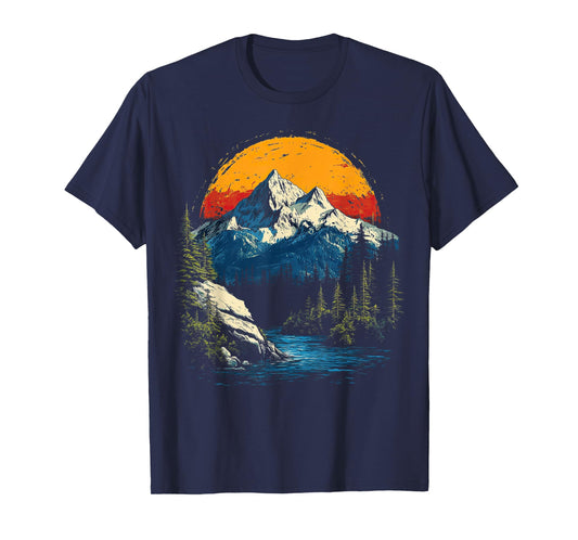 Graphic Tees Men Women Teens Kids Nature Mountain Vintage T-Shirt