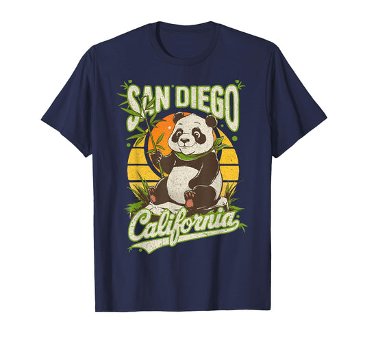 California Panda Zoo San Diego New Year 2025 Family Vaction T-Shirt