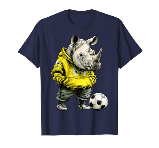 Rhino Soccer / Soccer player Rhino T-Shirt