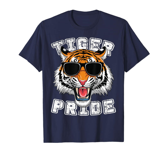 Tiger Pride Retro Tiger School Sports Team T-Shirt