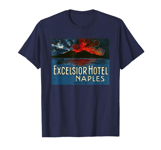 Excelsior Hotel Naples – Vintage Italy Coastal Design T-Shirt