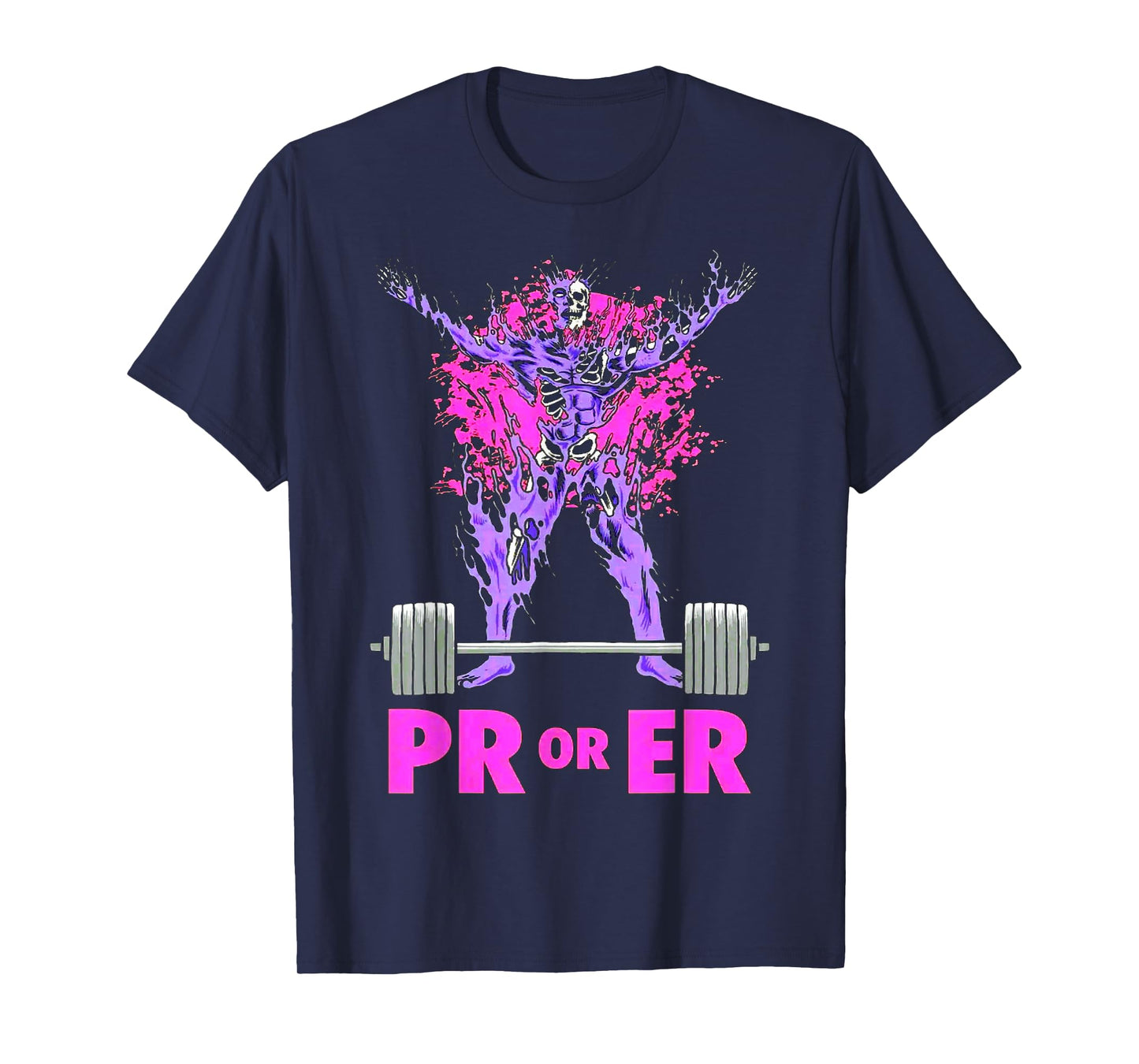 PR Or Er Weightlifting Bodybuilding Fitness Gym workout T-Shirt