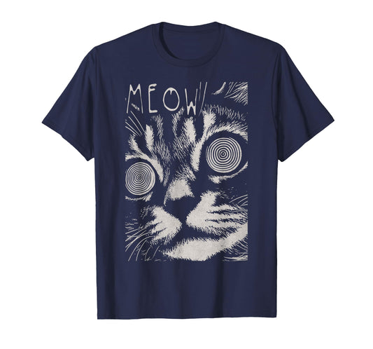 Cat Hip Hop Y2K Vintage Retro Hipster Edgy Streetwear Cat Men Women Kids T-Shirt