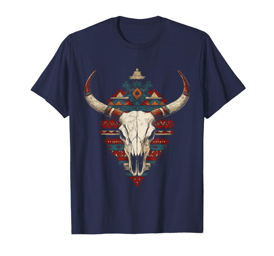 Boho Style Western Native American Indigenous Aztec T-Shirt