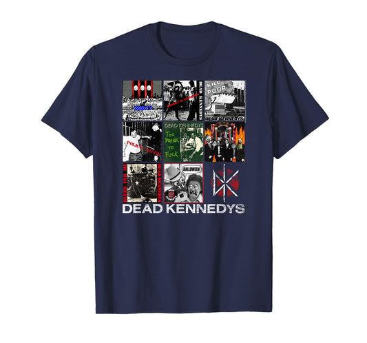 Dead Kennedys Singles Covers Vintage Punk Band T-Shirt