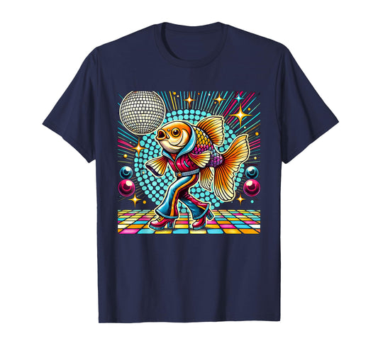Aesthetic Fish Disco T-Shirt