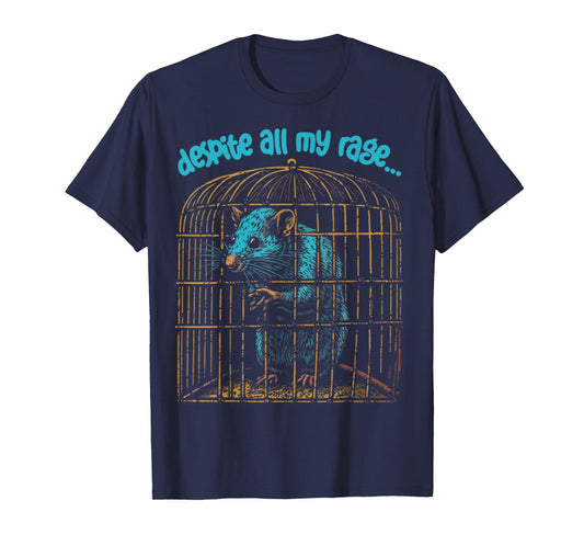 Vintage Despite All My Rage, I'm Still Just A Rat In A Cage T-Shirt