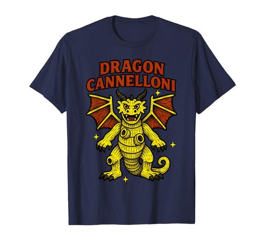 Dragon Cannelloni - Funny Italian Brainrot Pasta Kids Meme T-Shirt