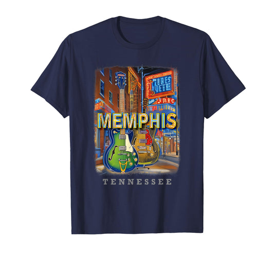 Memphis Tennessee TN Musical Legacy SD766 T-Shirt