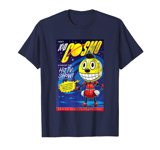 The Electric State Meet Kid Cosmo Distressed Poster T-Shirt