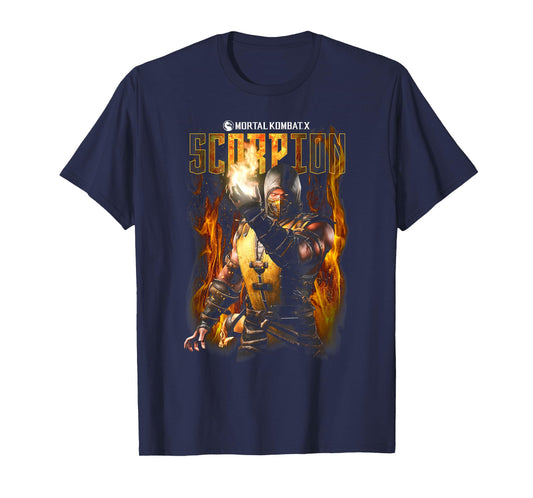 Mortal Kombat X Scorpion Flames T-Shirt