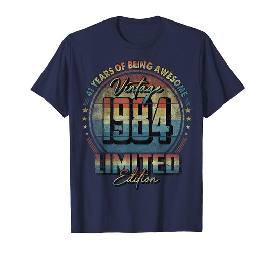 Vintage 1984 Limited Edition Shirt 41 year old 41st Birthday T-Shirt