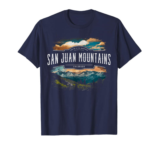 San Juan Mountains Colorado Hiking Outdoors Vintage T-Shirt