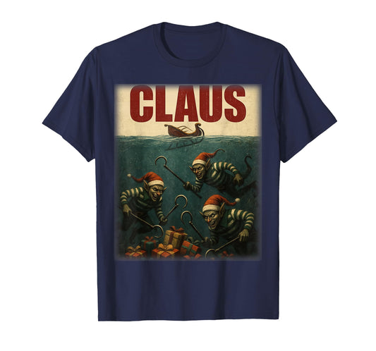 Creepy Claus Horror Christmas Dark Elf Top T-Shirt