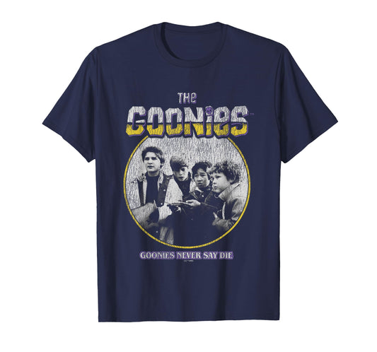 The Goonies Never Say Die Vintage Group Shot T-Shirt