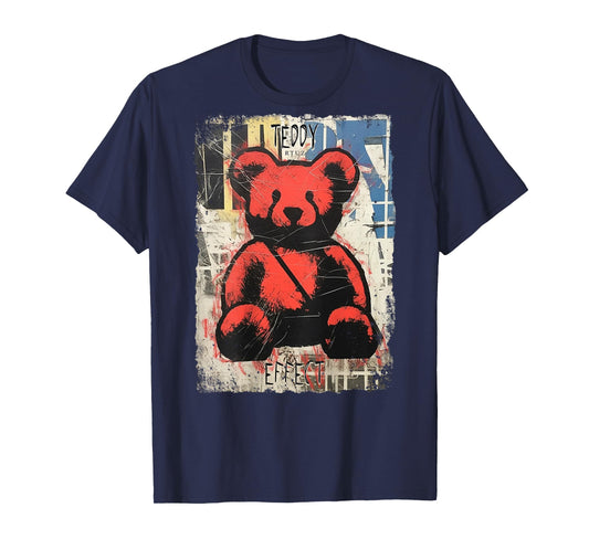 RTUZ Hip Hop Vintage Edgy Urban Y2K Back Print Streetwear T-Shirt - Unisex-Adults & Kids - Black - Small - Classic Sleeve - Crew Collar - Cotton & Polyester - Machine Wash