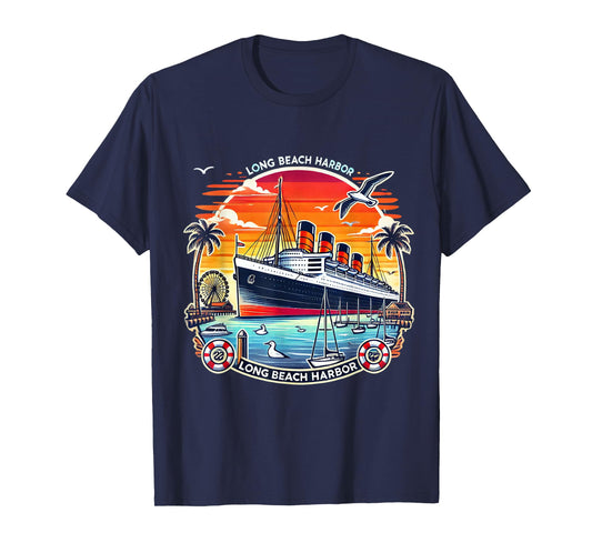 The Queen Mary Long Beach - Historic Ocean Liner T-Shirt