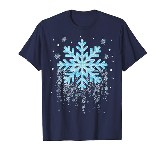 Snowflake Costume Winter Christmas Matching Mens Womens Kids T-Shirt