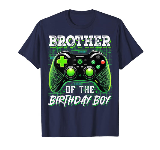 Brother Of The Birthday Boy Matching Video Gamer Birthday T-Shirt
