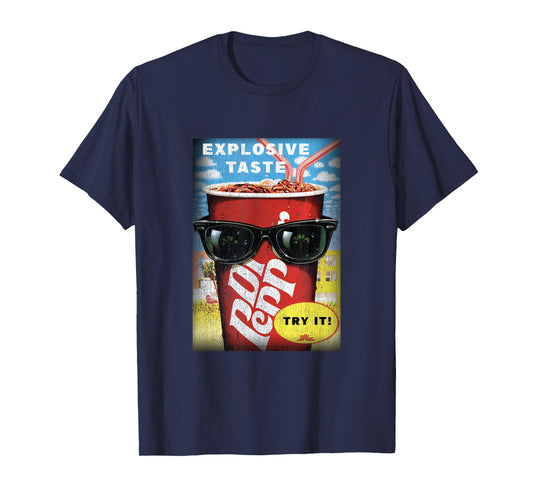 Dr. Pepper Explosive Taste Vintage Panel T-Shirt