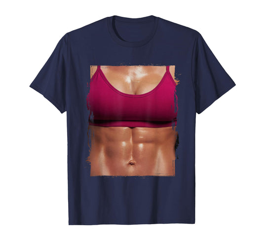 Fake Muscle I Woman Fitness Dream Woman Fitness Women Body T-Shirt