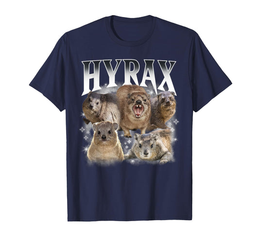 Hyrax Vintage Ugly Funny Meme Retro Animal Long Sweat T-Shirt