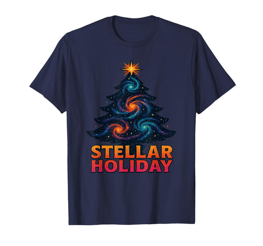 Stellar Holiday Christmas Tree Holiday Season T-Shirt