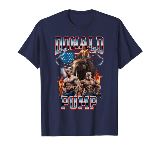 Donald Pump Vintage Gym Trump Meme T-Shirt