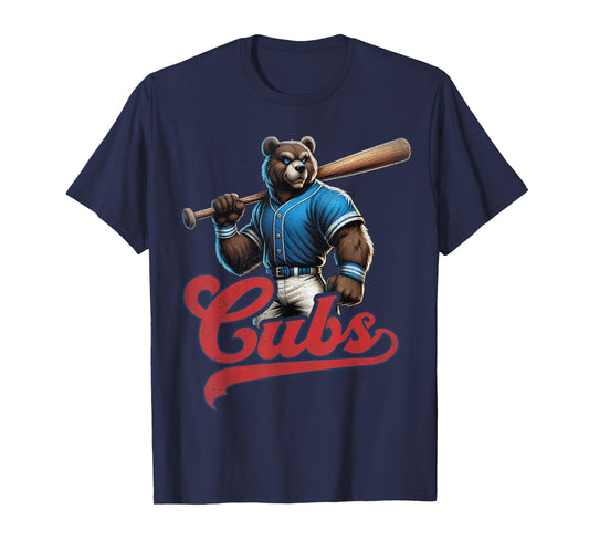 Cubs Apparel Men Women Kids Retro T-Shirt