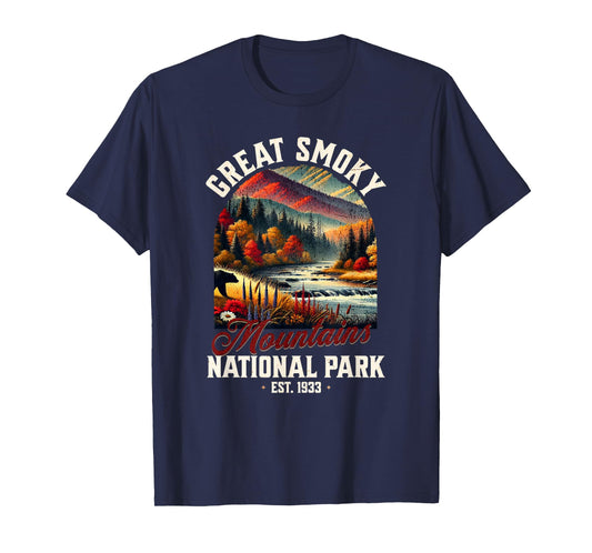 Retro Great Smoky Mountains National Park | Vintage USA T-Shirt