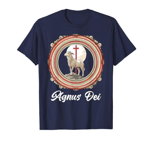 Agnus Dei Sanctus Traditional Latin Mass Catholic T-Shirt