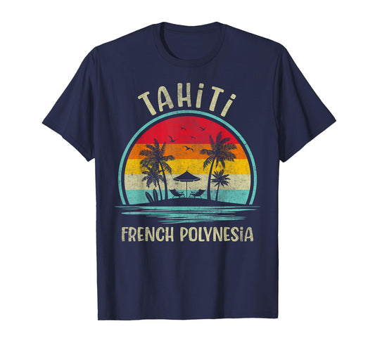 Tahiti Beach French Polynesia Family Summer Vacation T-Shirt