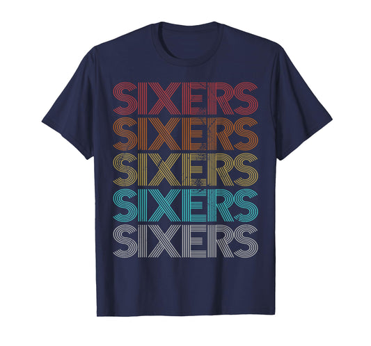 Retro Vintage Sixers T-Shirt