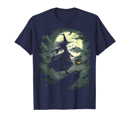 Witch Costume Halloween Spooky Art Witch T-Shirt
