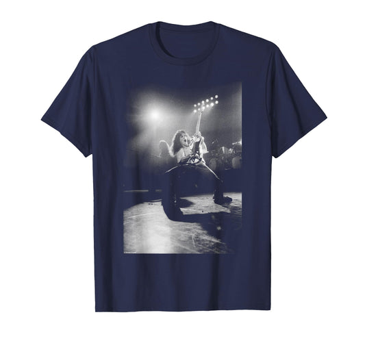 Eddie Van Halen On Stage Rainbow Theatre By Simon Fowler T-Shirt