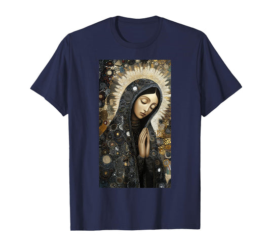 Catholicism Our Lady Guadalupe Intricate Floral T-Shirt