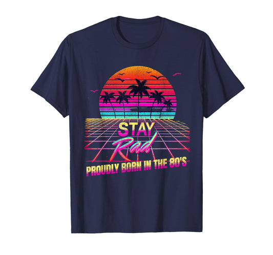 Funny 40th Birthday Men Women 80's Born 1985 Vintage 80s T-Shirt