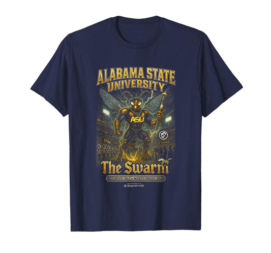Alabama State University - The Yard - ASU Bama Bootleg HBCU T-Shirt