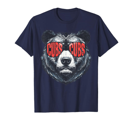 Cubs Wearing Sunglasses Retro Vintage T-Shirt