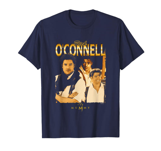 The Mummy Rick O'Connell Multi Poses Vintage Poster T-Shirt