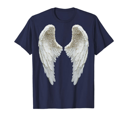Vintage Angel Wings On Back T-Shirt