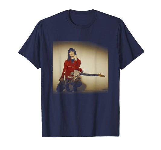 The Pretenders Chrissie Hynde Guitar Shoot By Simon Fowler T-Shirt