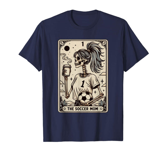 Soccer Mom Tarot Card, Vintage Halloween Soccer Mama T-Shirt
