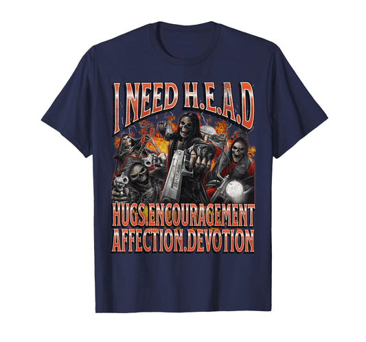 I Need Hugs Funny Hard Skeleton Meme Bootleg Graphic T-Shirt